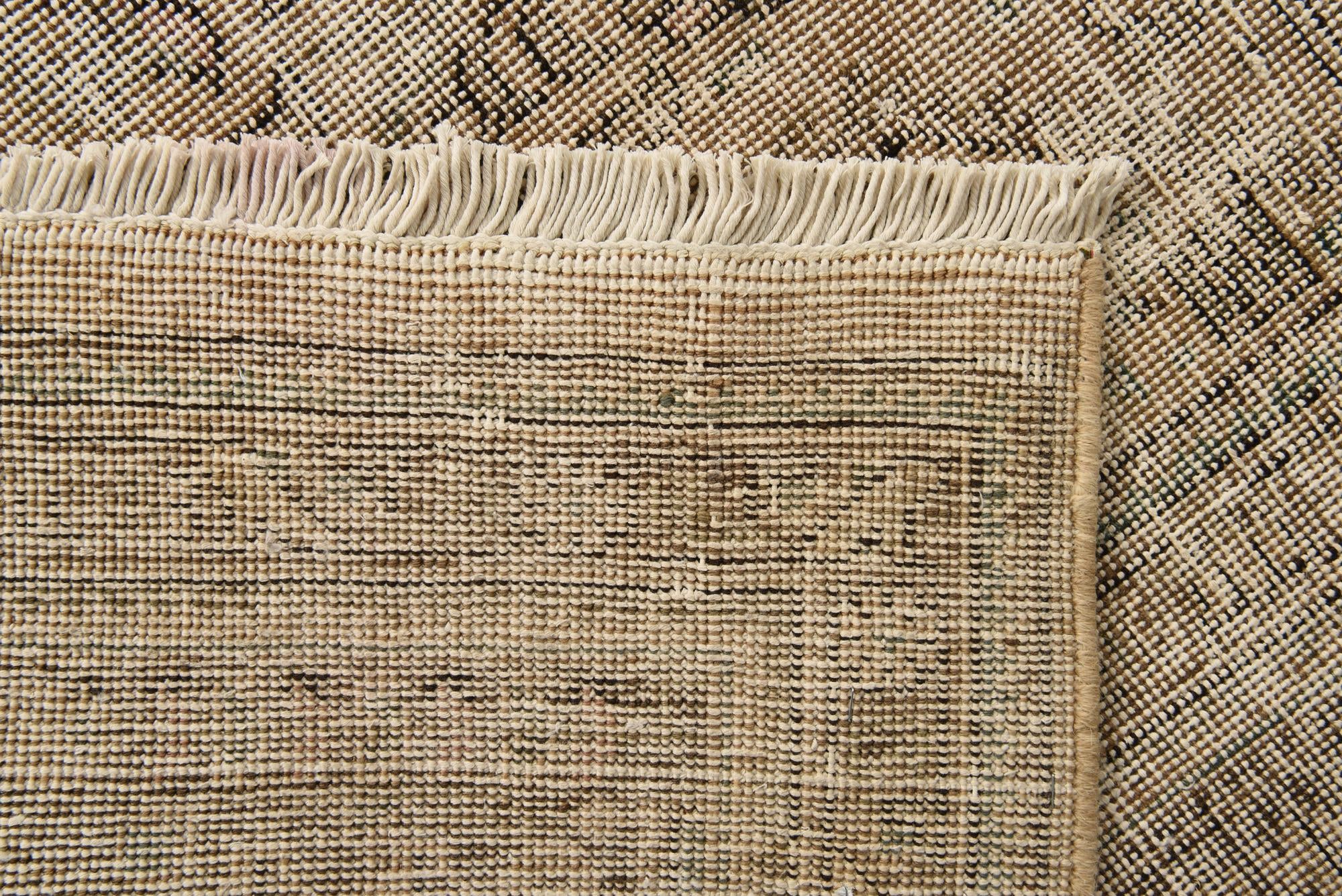 9' 6 x 12' 10 Hand Knotted Ultra Vintage Persian Wool Rug