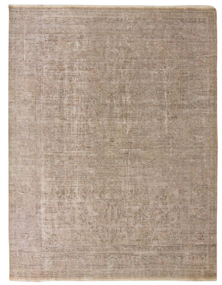 Detail image of 9' 6 x 12' 10 Hand Knotted Ultra Vintage Persian Wool Rug