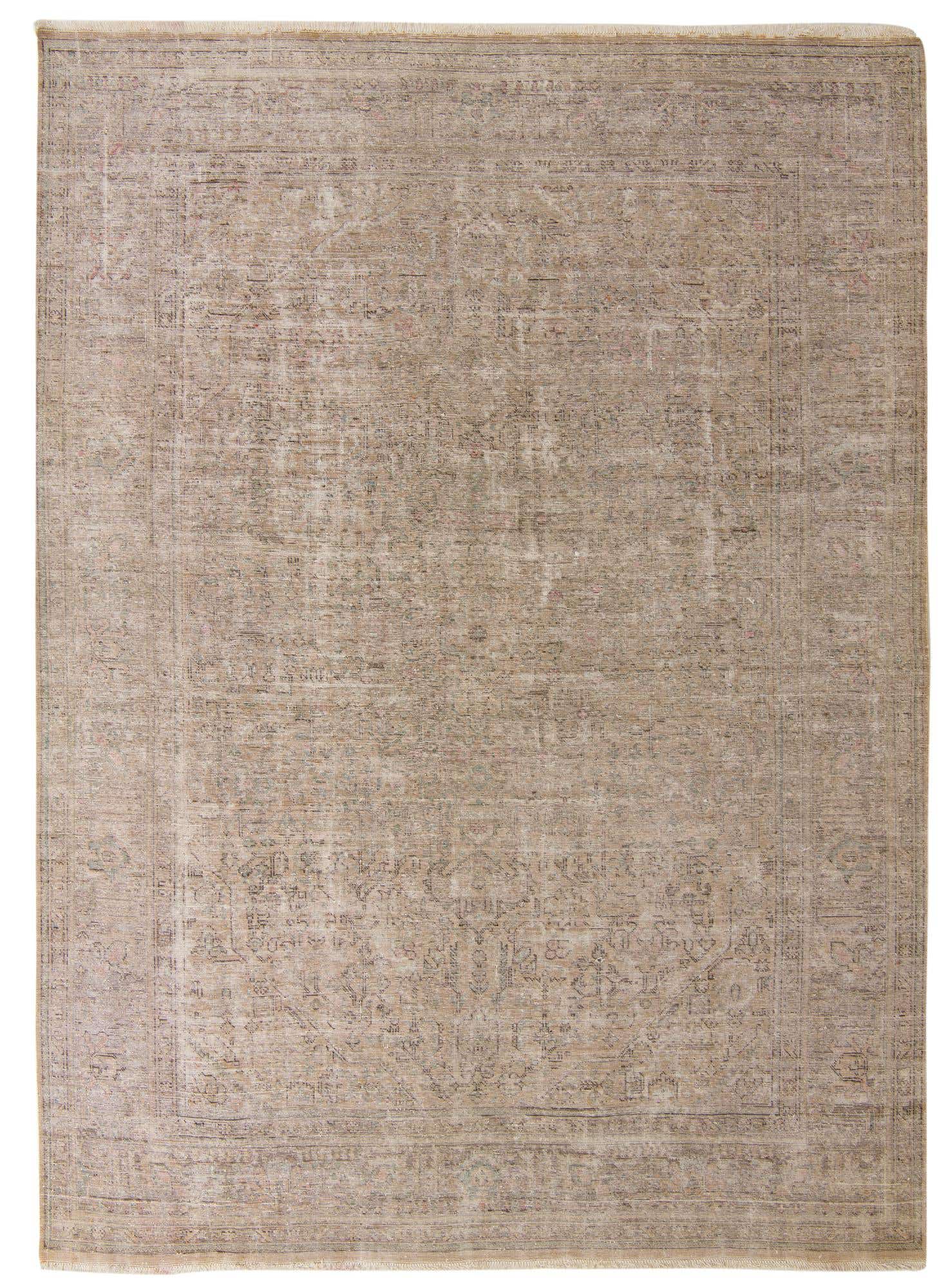 9' 6 x 12' 10 Hand Knotted Ultra Vintage Persian Wool Rug