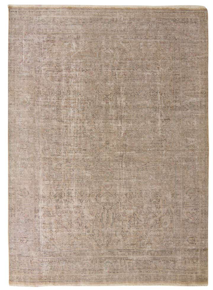 9' 6 x 12' 10 Hand Knotted Ultra Vintage Persian Wool Rug