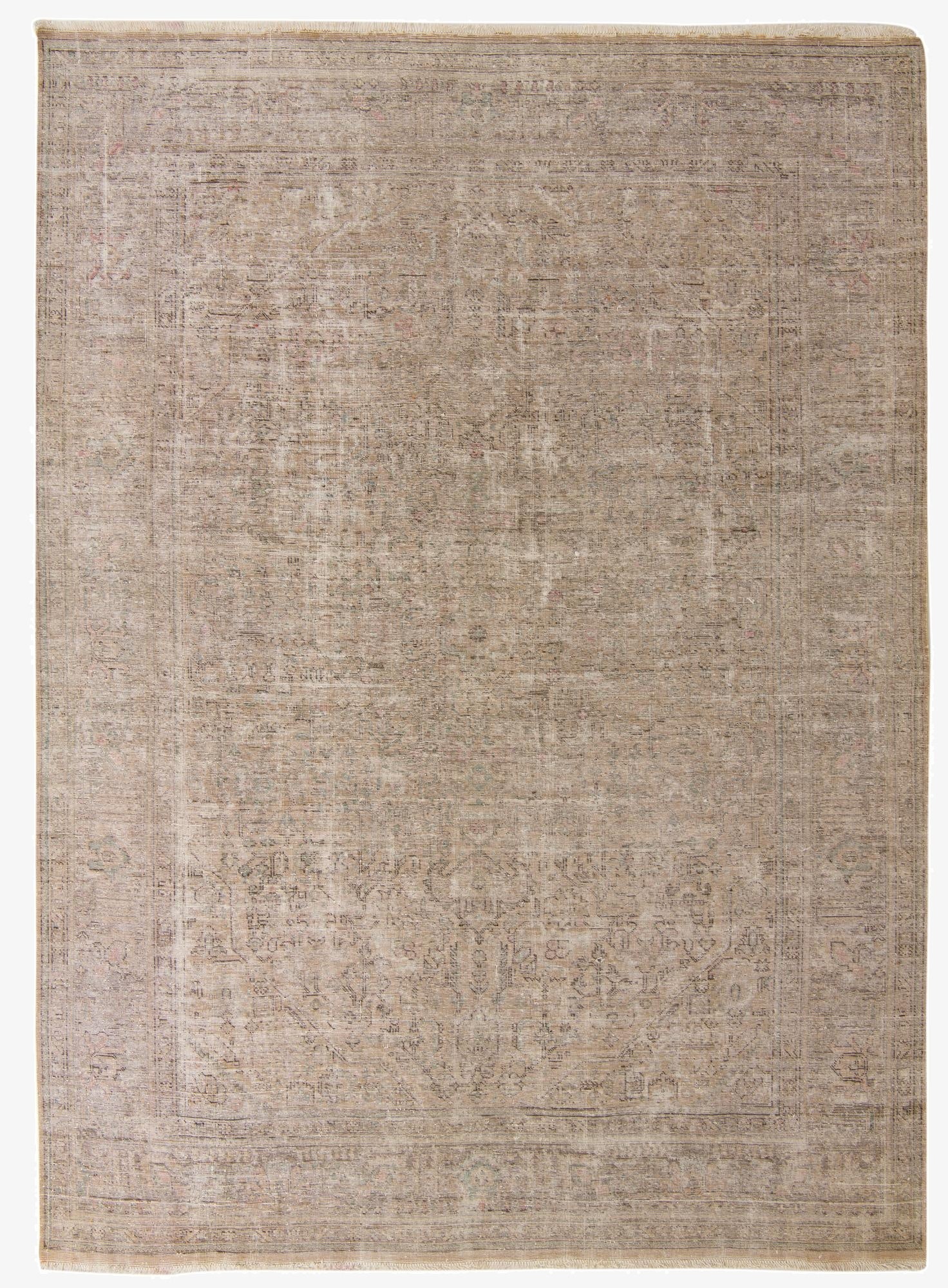 9' 6 x 12' 10  Hand Knotted Ultra Vintage Persian Wool Rug