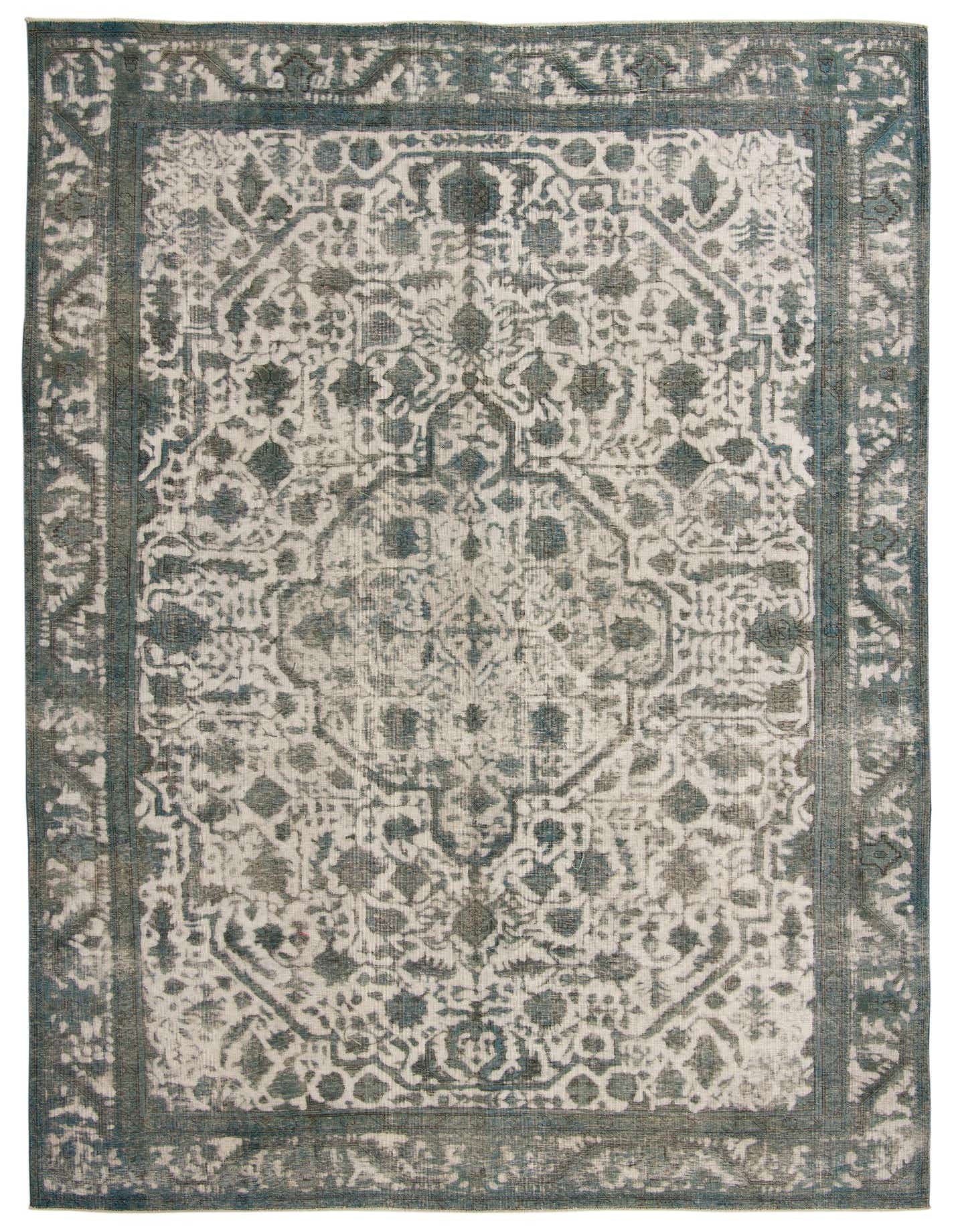 Primary image 9' 2 x 12' 11  Hand Knotted Ultra Vintage Persian Wool Rug