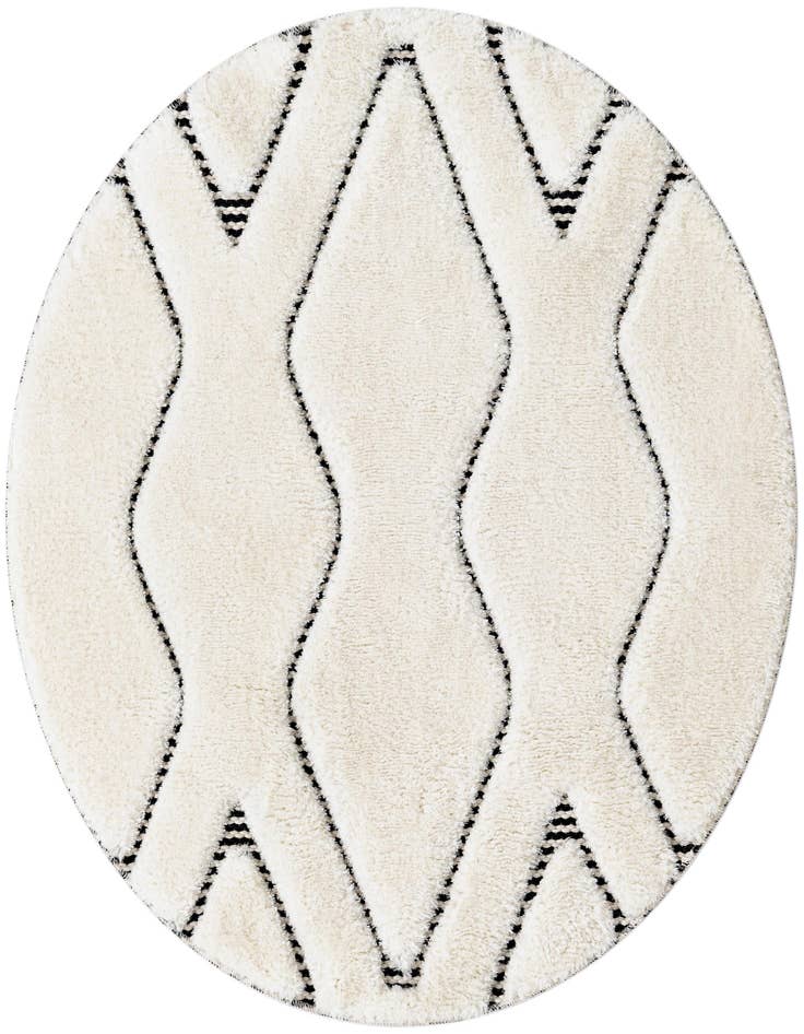 Detail image of 3' x 3' Prismatic Round Rug