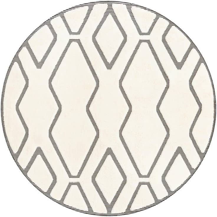 Detail image of 7' 10 x 7' 10 Prismatic Round Rug