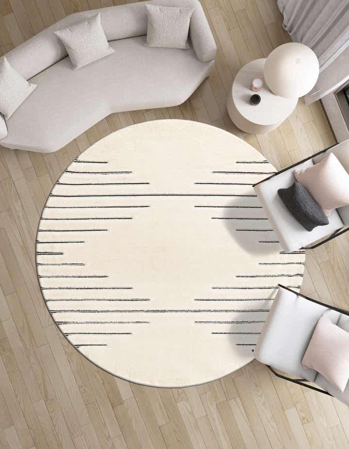 3' x 3' Prismatic Round Rug