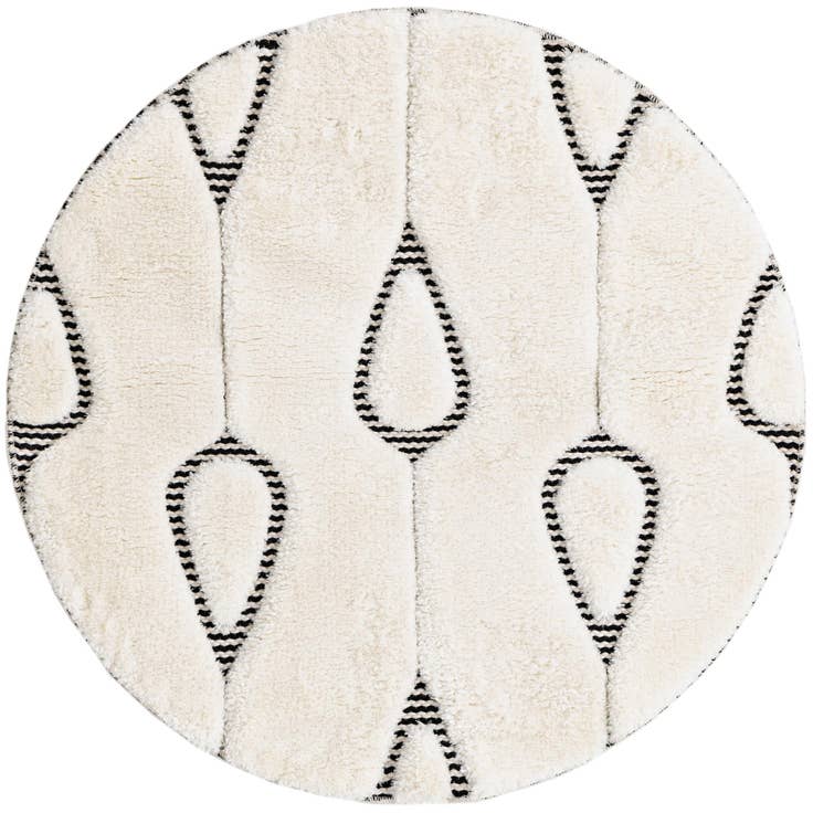 Detail image of 3' x 3' Prismatic Round Rug