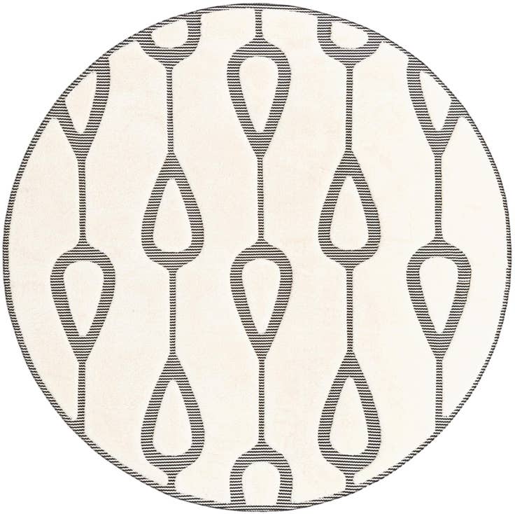 Detail image of 7' 10 x 7' 10 Prismatic Round Rug