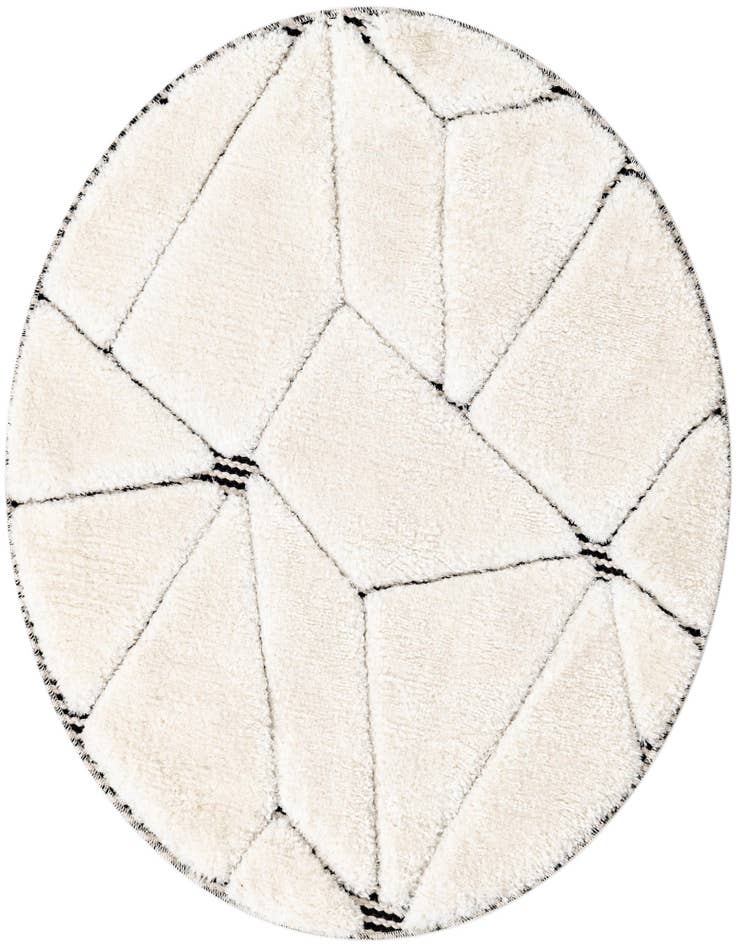Detail image of 3' x 3' Prismatic Round Rug
