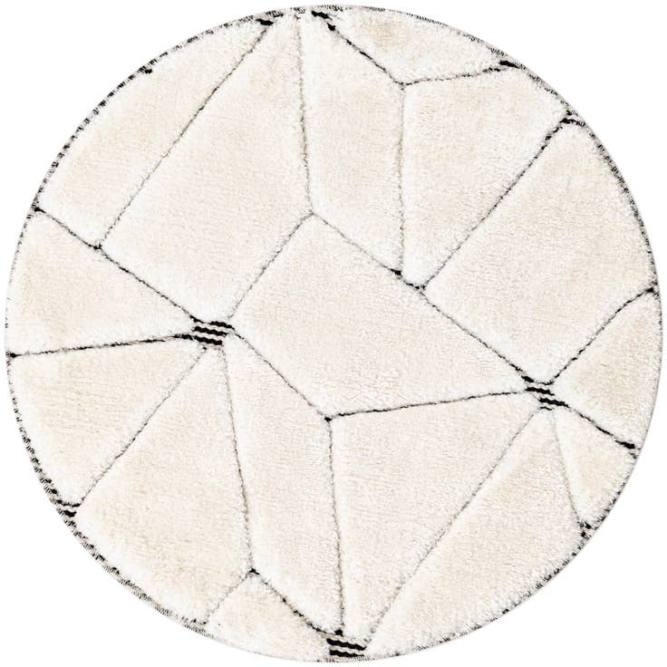 Detail image of 3' x 3' Prismatic Round Rug