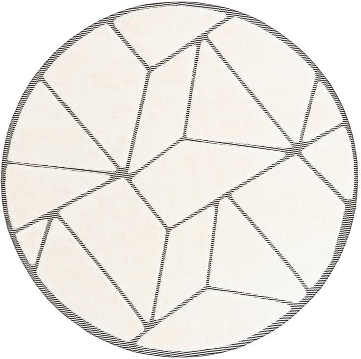 Detail image of 7' 10 x 7' 10 Prismatic Round Rug