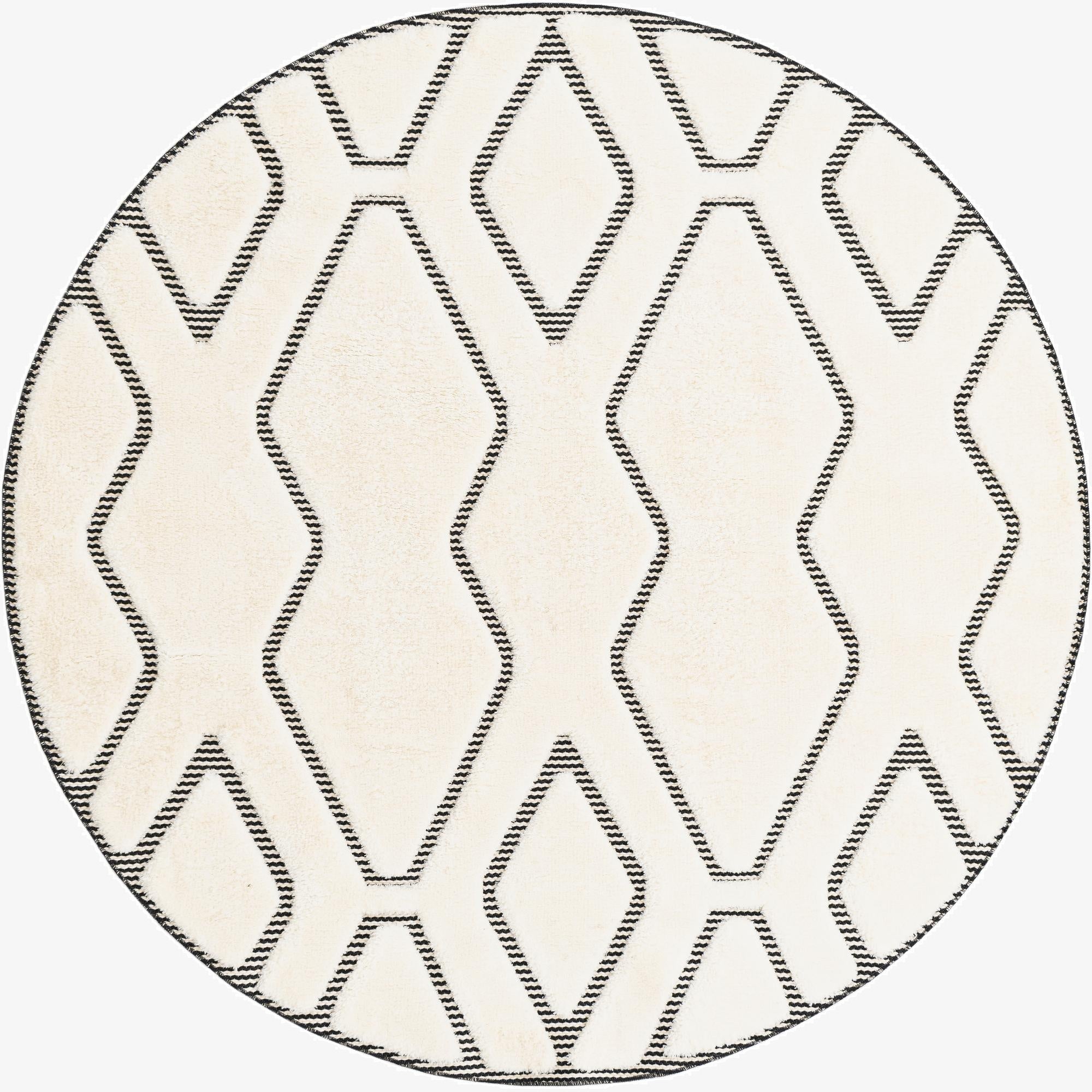 6' x 6' Prismatic Round Rug