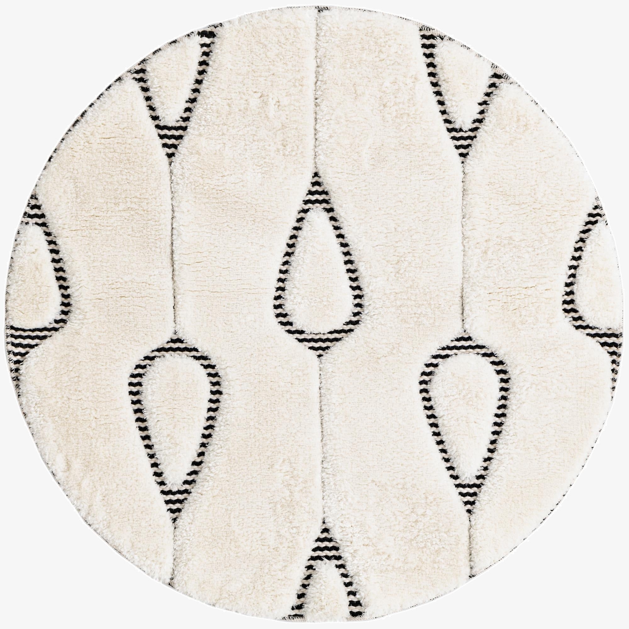 3' x 3' Prismatic Round Rug