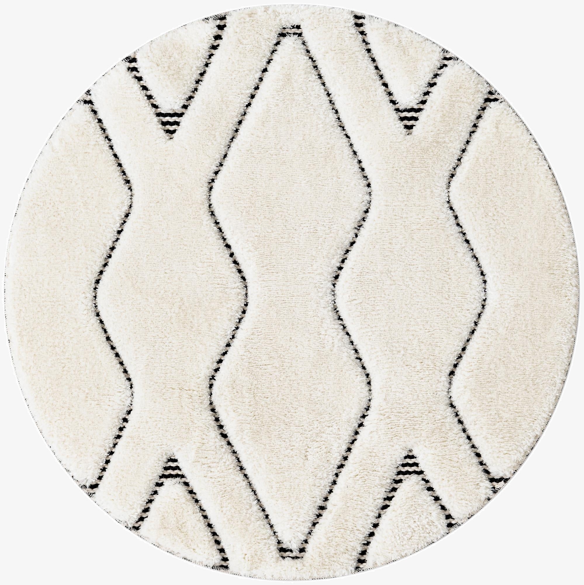 3' x 3' Prismatic Round Rug