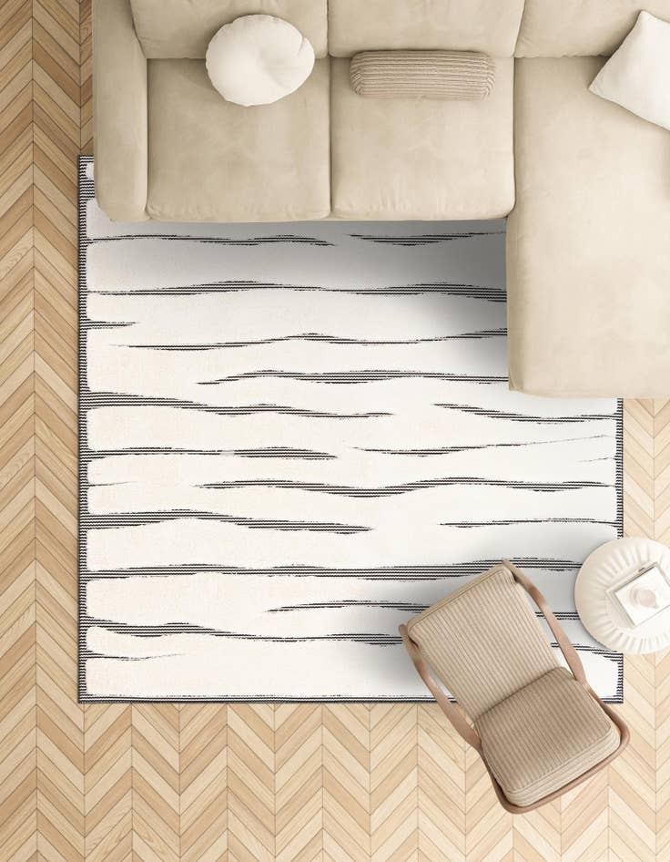 Detail image of 7' 10 x 7' 10 Prismatic Square Rug