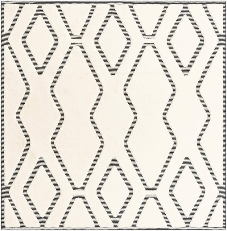 Detail image of 7' 10 x 7' 10 Prismatic Square Rug