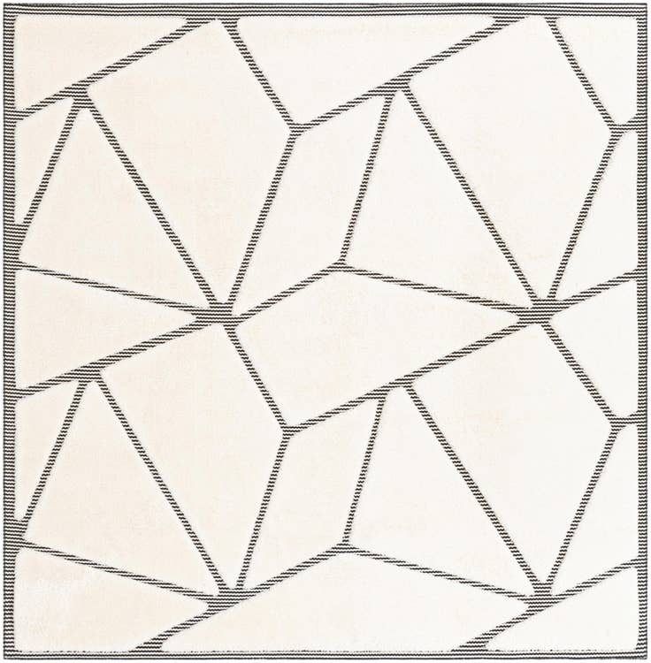 Detail image of 7' 10 x 7' 10 Prismatic Square Rug