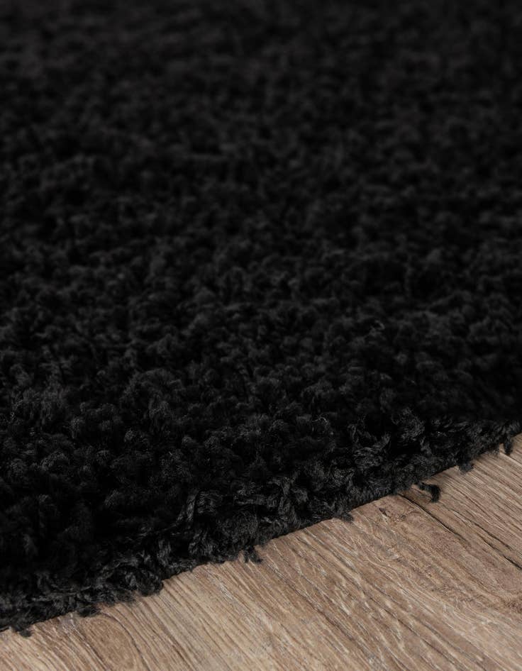 Detail image of 7' 10 x 10' Solid Shag Oval Rug