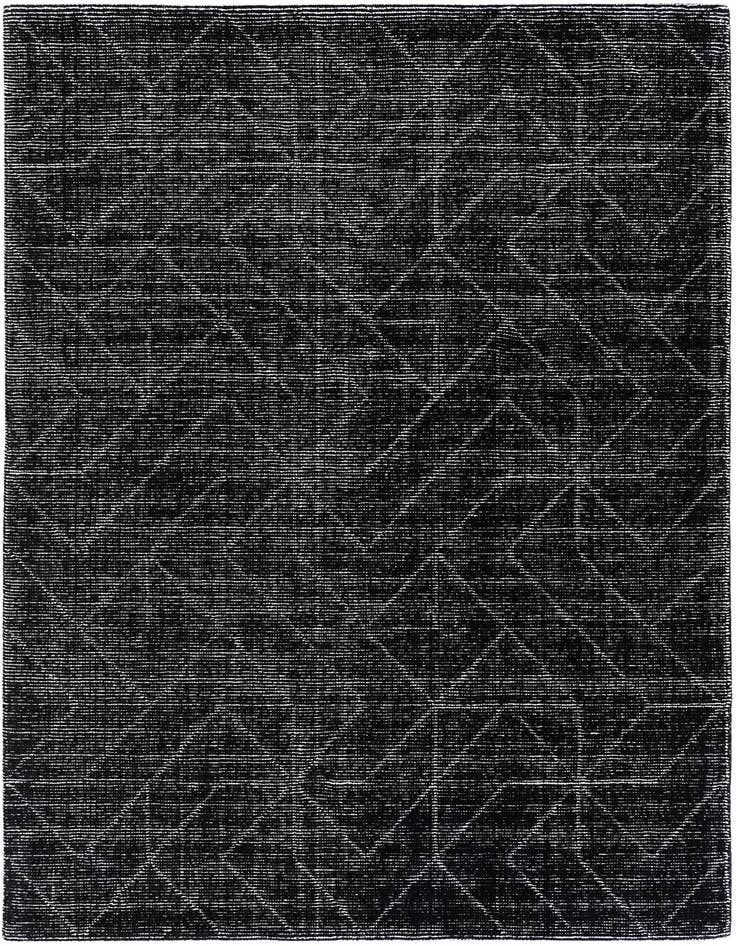Detail image of 6' 1 x 9' WoolCraft Geometric Rug