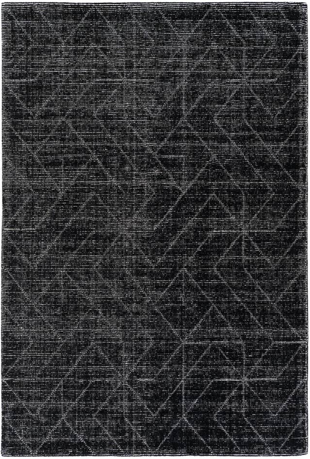 Detail image of 6' 1 x 9' WoolCraft Geometric Rug