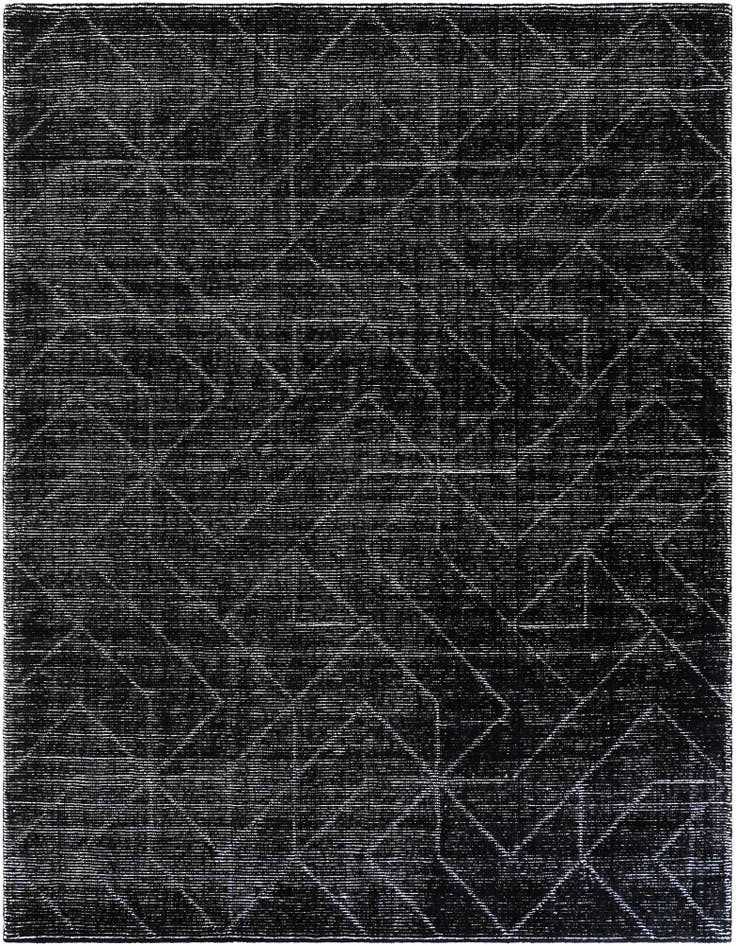 Detail image of 7' 10 x 10' WoolCraft Geometric Rug
