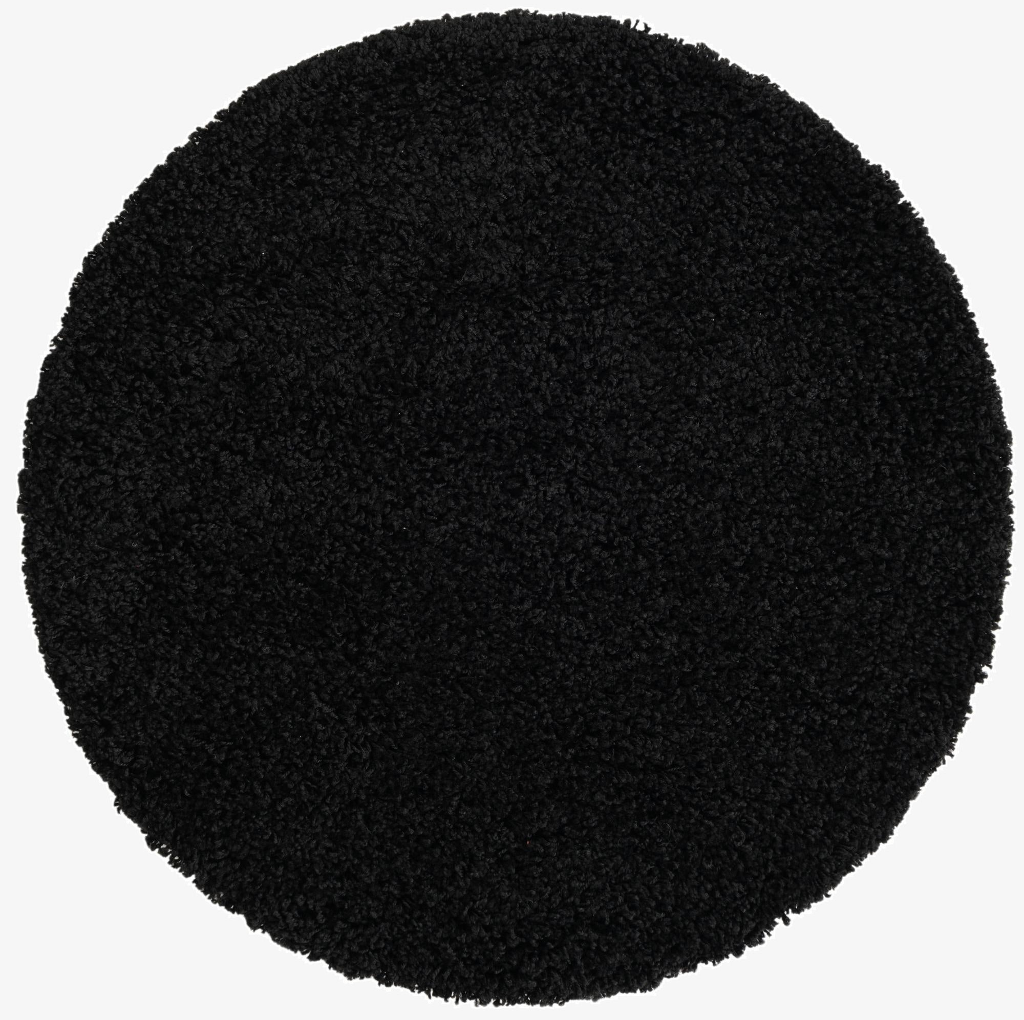 Primary image 3' x 3' Solid Shag Round Rug