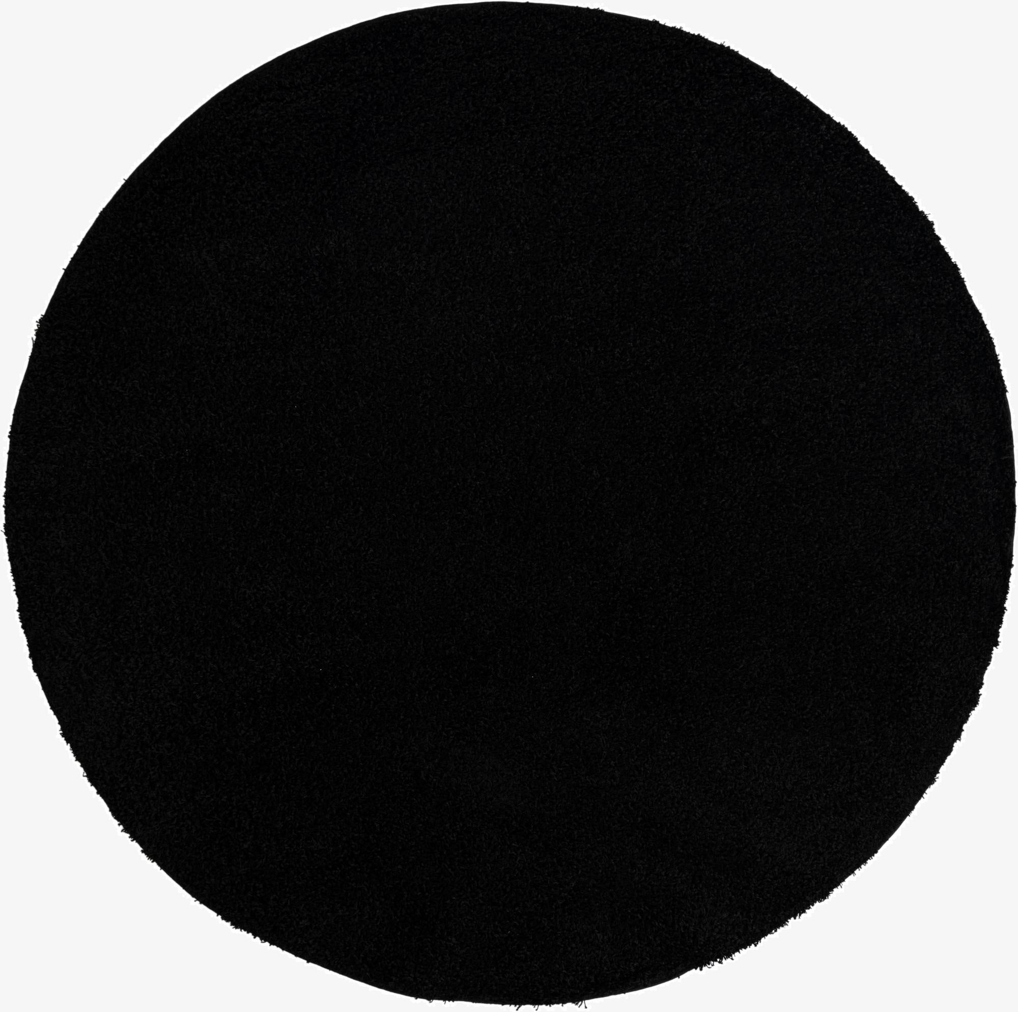 Primary image 7' 10 x 7' 10 Solid Shag Round Rug