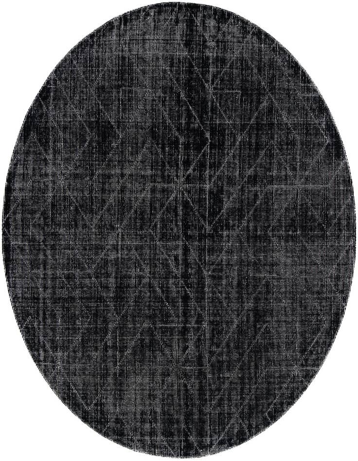Detail image of 10' x 10' WoolCraft Geometric Round Rug
