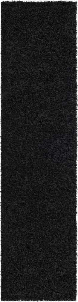 2' 7 x 10' Solid Shag Runner Rug