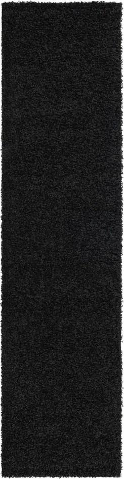 Detail image of 2' 7 x 10' Solid Shag Runner Rug