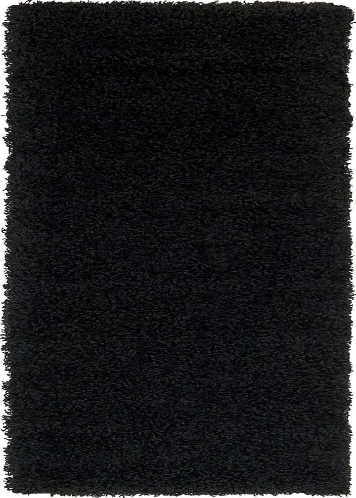 2' x 6' Solid Shag Runner Rug