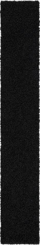 Detail image of 2' 7 x 16' 5 Solid Shag Runner Rug