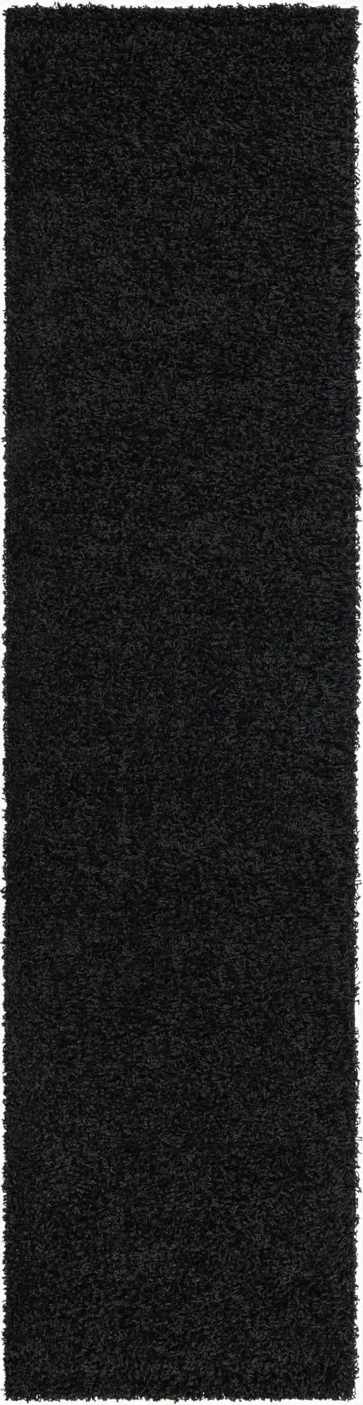 Primary image 2' 7 x 10' Solid Shag Runner Rug