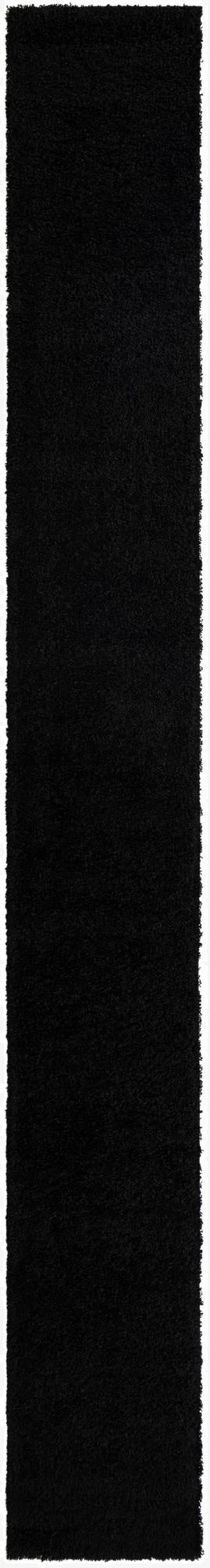80cm x 600cm Solid Shag Runner Rug