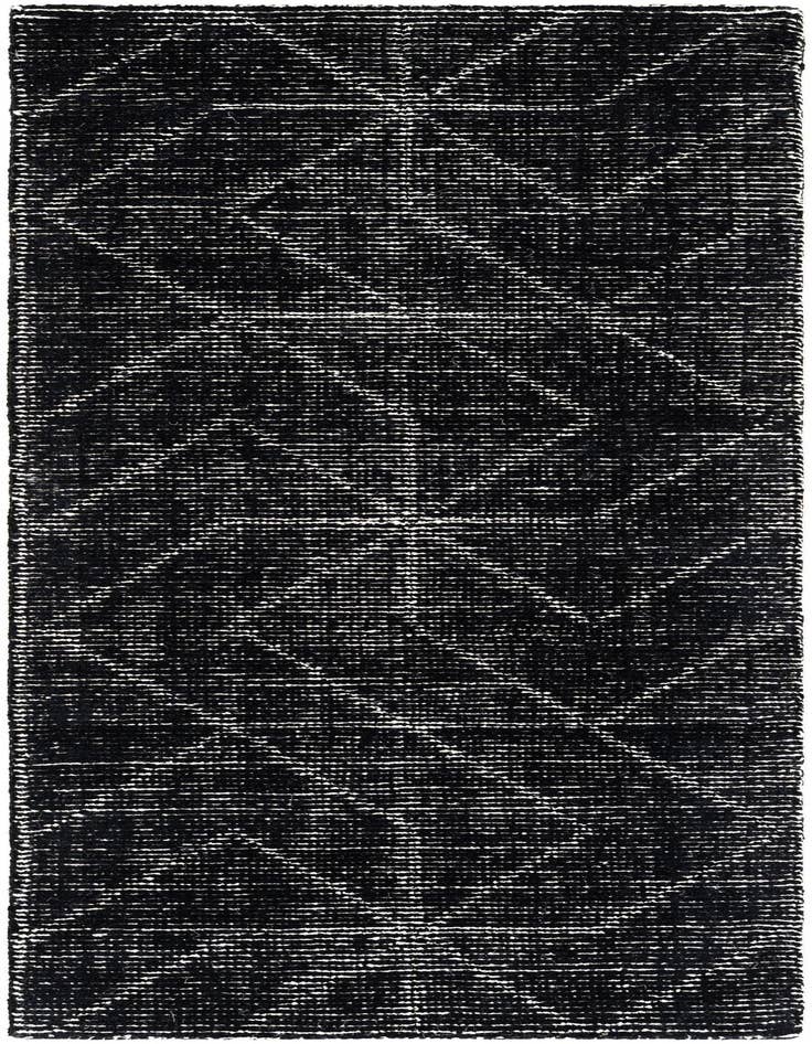 Detail image of 2' x 6' 1 WoolCraft Geometric Runner Rug