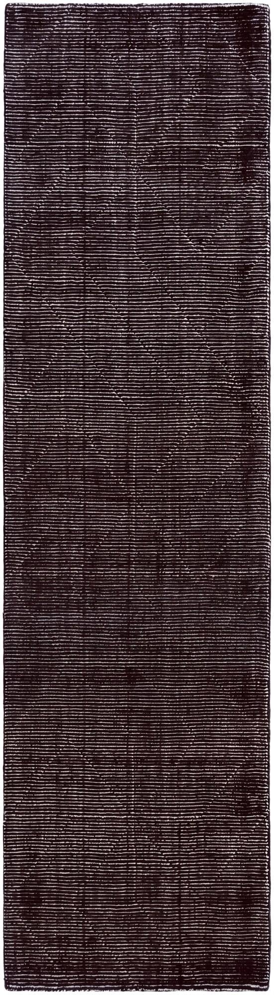 Primary image  2' 7 x 10' WoolCraft Geometric Runner Rug