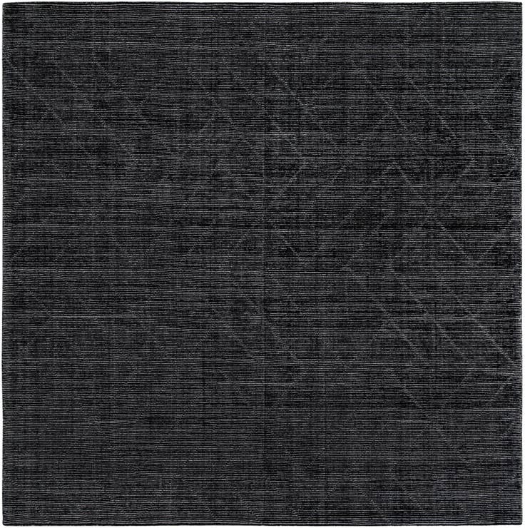 Detail image of 10' x 10' WoolCraft Geometric Square Rug