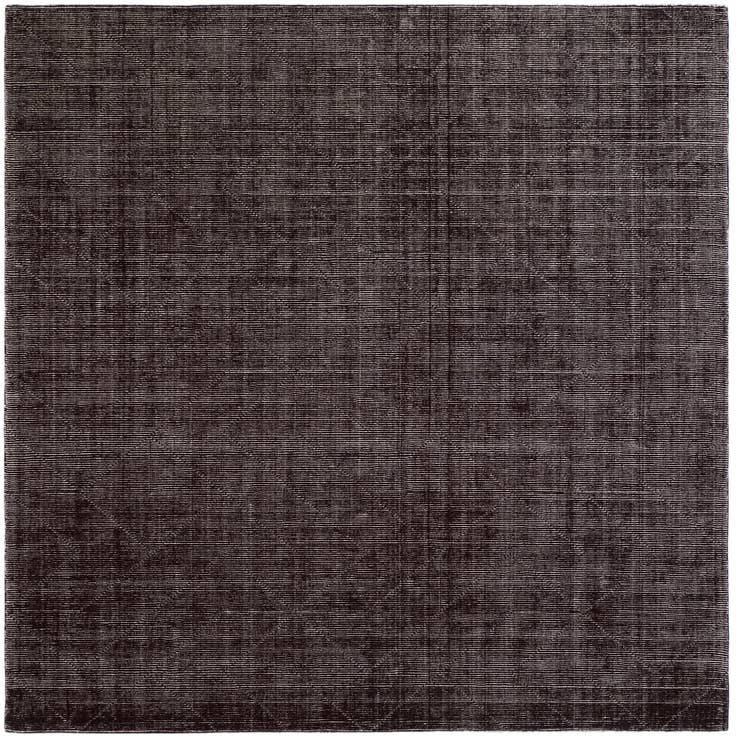 Detail image of 12' x 12' WoolCraft Geometric Square Rug