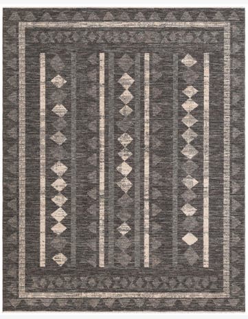 Kearny · Border rug, blue