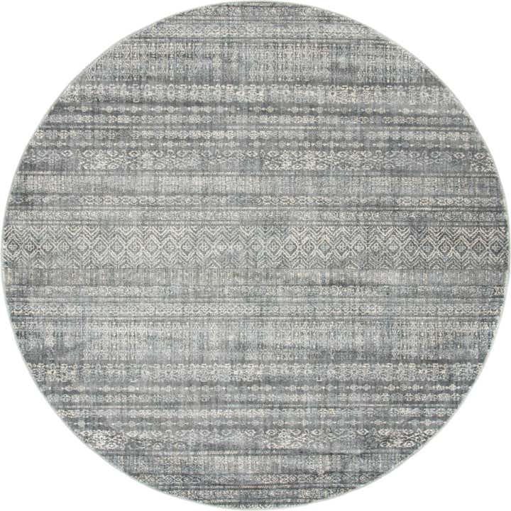 8' x 8' Keswick · Abstract rug, fume