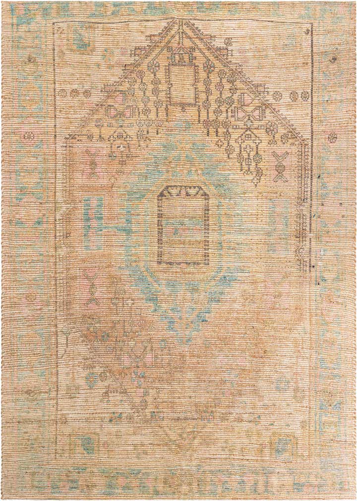 7' 10 x 7' 10 Hand Woven Chenille Jute Square Rug