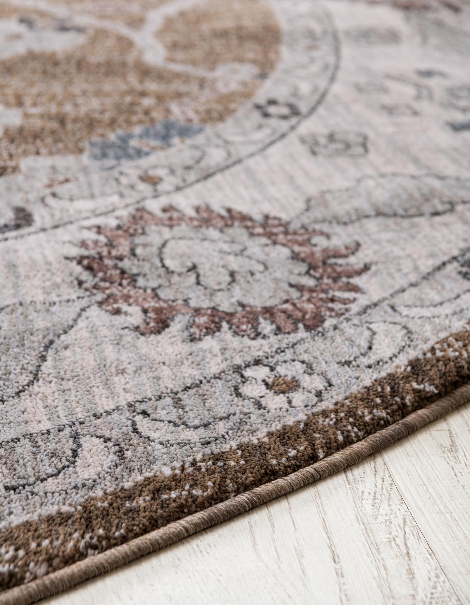 5' 3 x 8' Eco Southwestern Oval Rug