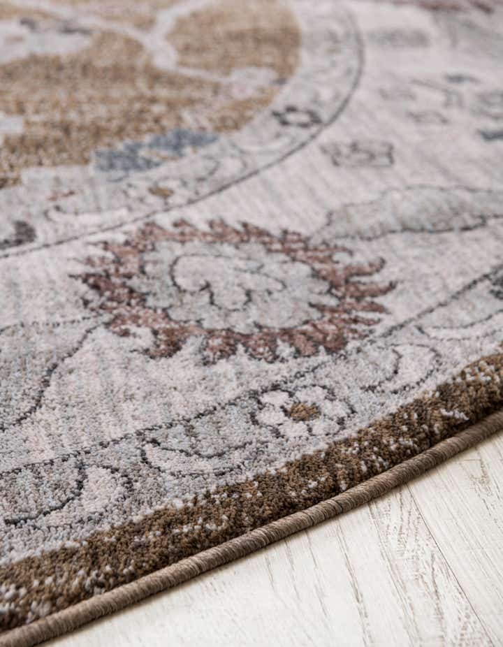 5' 3 x 8' Eco Southwestern Oval Rug