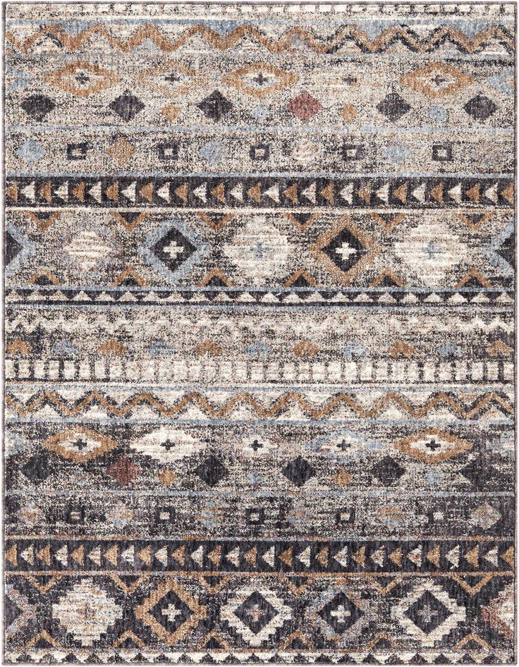 Detail image of 4' x 6' Eco Southwestern Rug