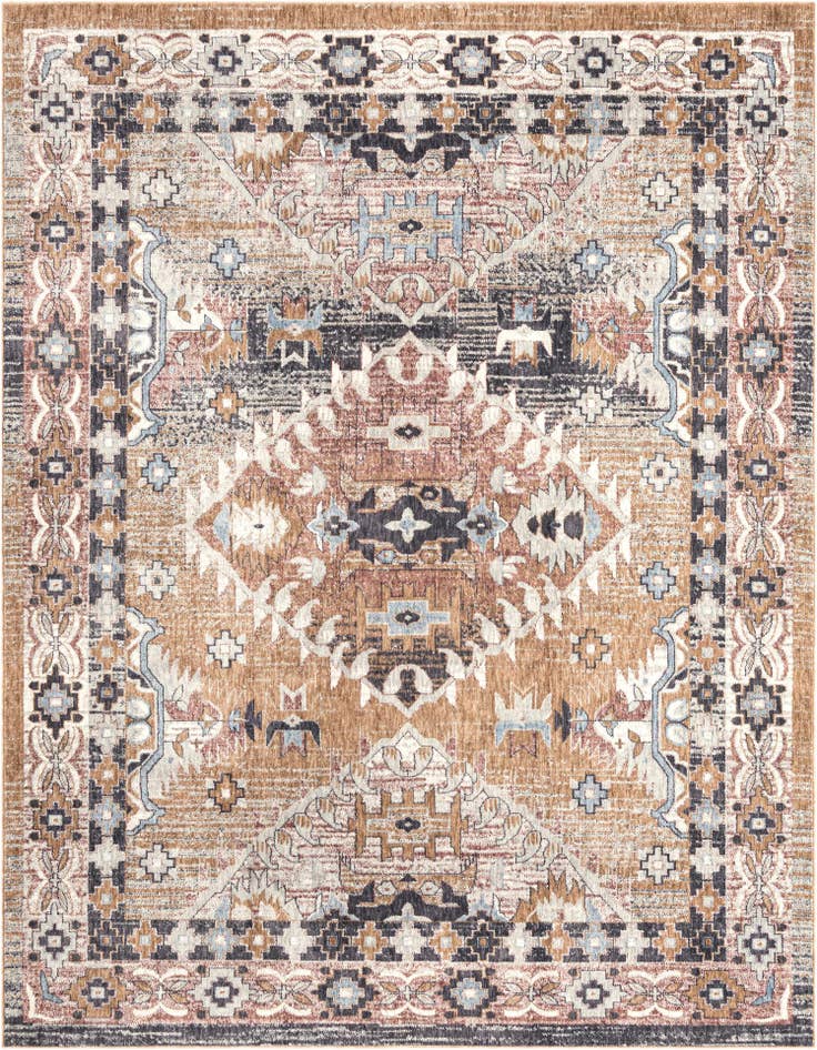 Detail image of 7' 10 x 10' Eco Southwestern Rug