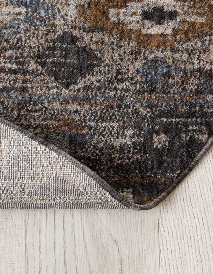 5' 3 x 5' 3 Eco Southwestern Round Rug
