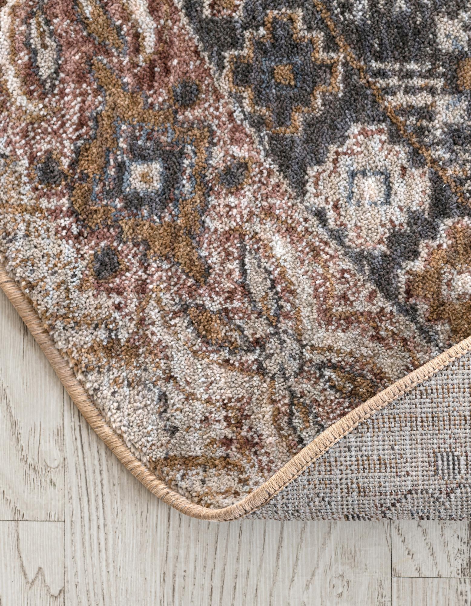 7' x 7' Eco Southwestern Round Rug