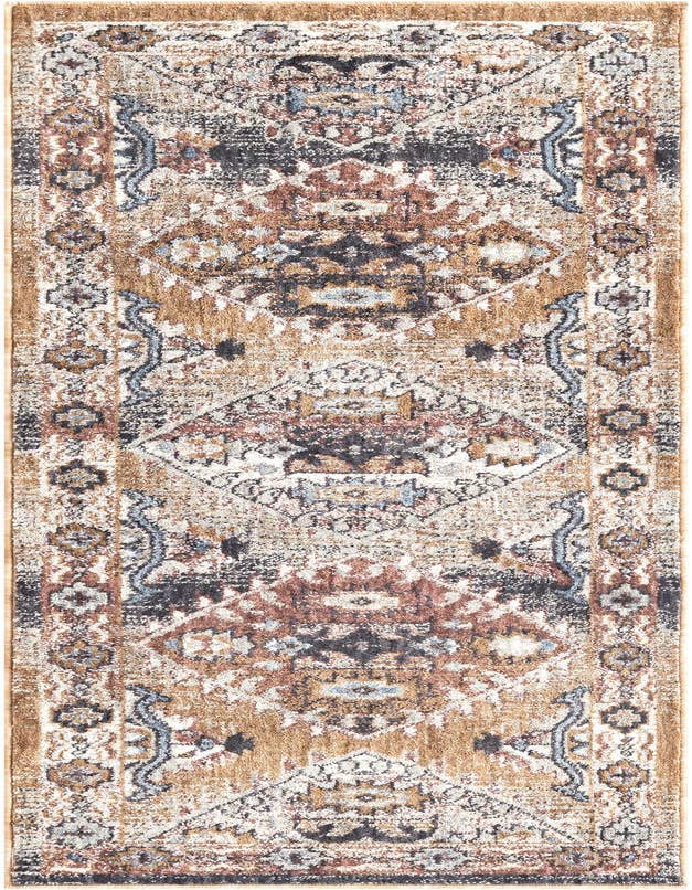 Detail image of 2' x 6' Eco Southwestern Runner Rug