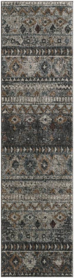 Detail image of 80cm x 305cm Eco Southwestern Runner Rug