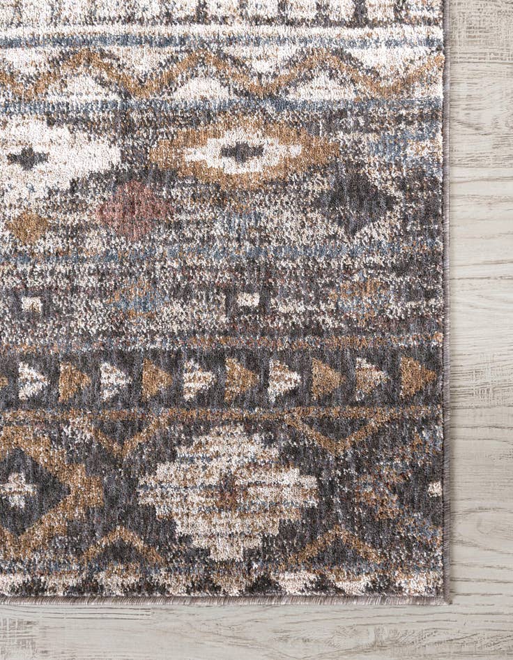 Detail image of 5' 3 x 5' 3 Eco Southwestern Square Rug