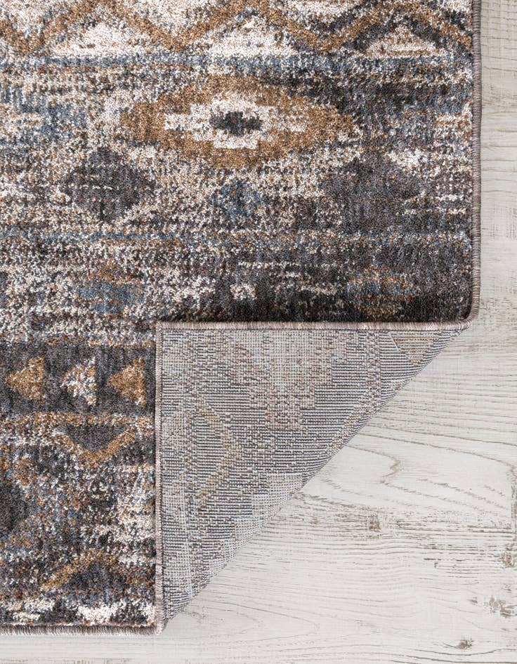 Detail image of 5' 3 x 5' 3 Eco Southwestern Square Rug